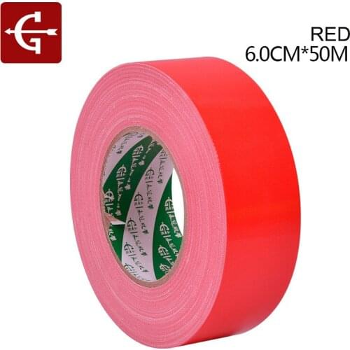 50meters Long Color Cloth Base Tapes Width Carpet Tape Multicolor Adhesive DIY Decoration Wedding Celebration Cloth Duct Tape