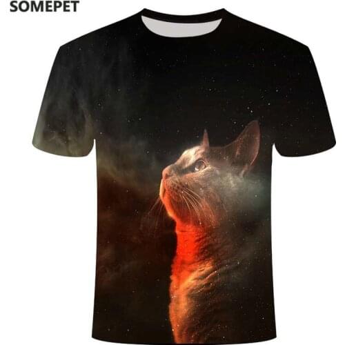 Summer T-shirt cool 3D printing series 3 DT shirt men and women summer custom short-sleeved casual T-shirt tops