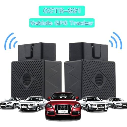 Multi-function GPS Tracking Device CCTR-831 For Vehicle Plug and Play OBD II GPS Tracker Built-in Shock Sensor Add Shock Alarm
