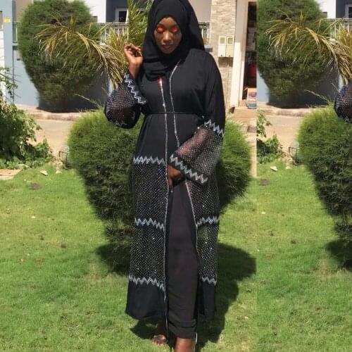 Ramadan Abaya Dubai Islamic Clothing Eid Mubarak Muslim Fashion African Dress Women Turkey Patchwork Abayas Indian Kaftan Dress