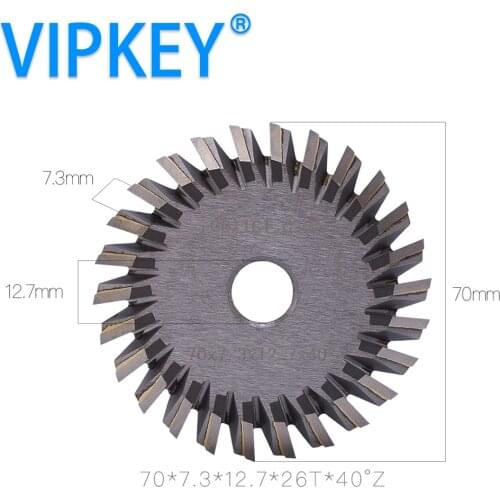 0011CI.C.C Welded Carbide tungsten key cutting machine cutter 70*7.3*12.7mm*26T 201C 201D 100E1 100F key machine saw blade