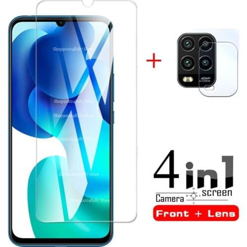 Camera Lens Film For Xiaomi mi 10 lite 5G Tempered Glass 4-in-1 Screen Protector Glass on Xiaomi mi 10 lite 5g Protective Glass