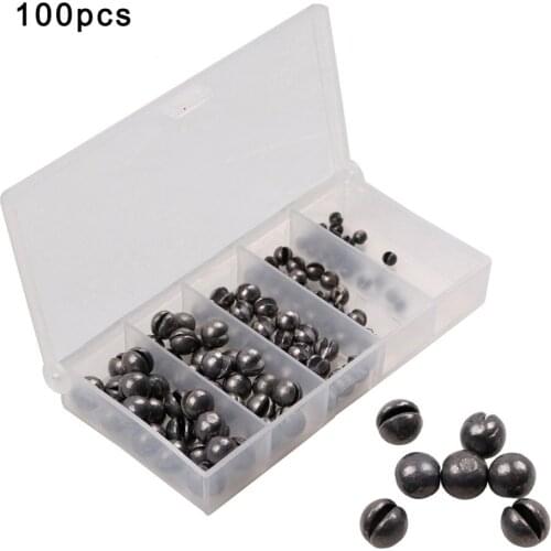 100pcs Fishing Jigs Weight Set Lead Weight And Fishing Eggs Fishing Accessories Fishing Gear Equipment