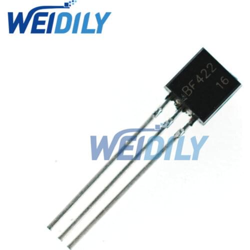 100PCS/Lot New Triode TO-92 BF422 F422 bf422 250V/0.1A NPN Wholesale Electronic