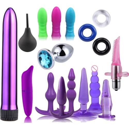 17pcs Adult Toys Set Amal Plus Washer Wand Toys ADSM Kits for Men Women Couples