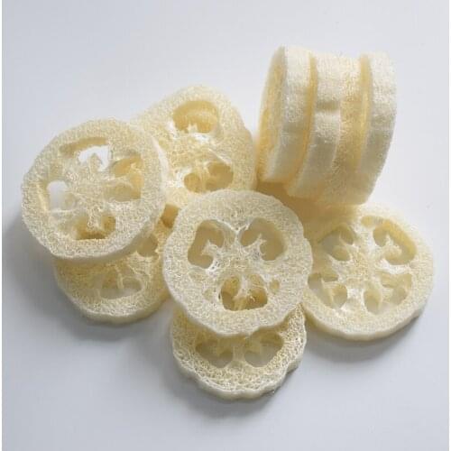 20pcs/lot 8CM large size Natural Loofah Luffa sponge DIY customize cleanner soap tools dish,,sponge scrubber,facial