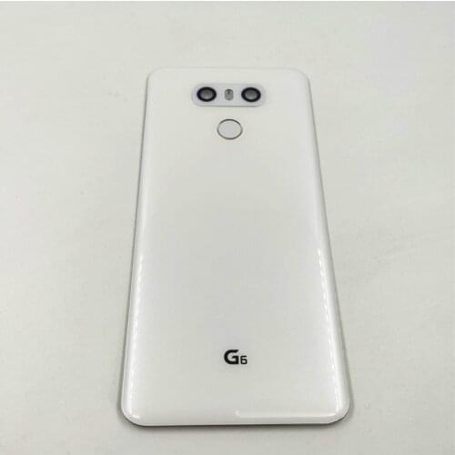 5.7 Inches Back Cover For LG G6 Battery Cover Housing Glass For H870 H871 H872 H873 LS993 with Touchid +camera Lens