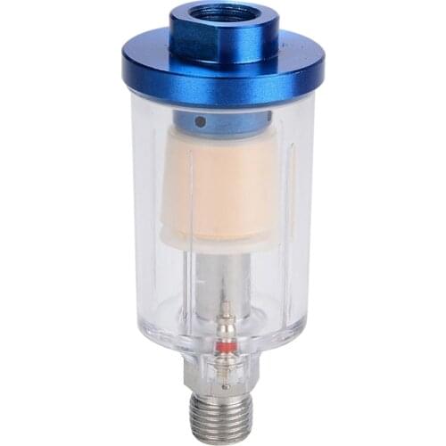 85 * 40mm 1/4'' Water Oil Separator Inline Air Hose Filter Moisture Trap For Compressor Spray Paint Gun