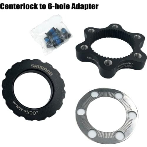 SM-RTAD05 Disc Brake Rotor Adaptor 6-Bolt converted into Center Lock MTB Road Bike Disc Rotor Adapter Bike Parts