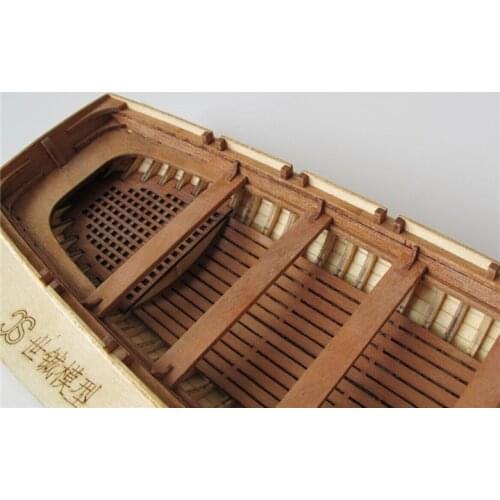 Free shipping Scale 1/35 Hi-Q solid wood lifeboat model kits The whole Boat ribs lifeboat model
