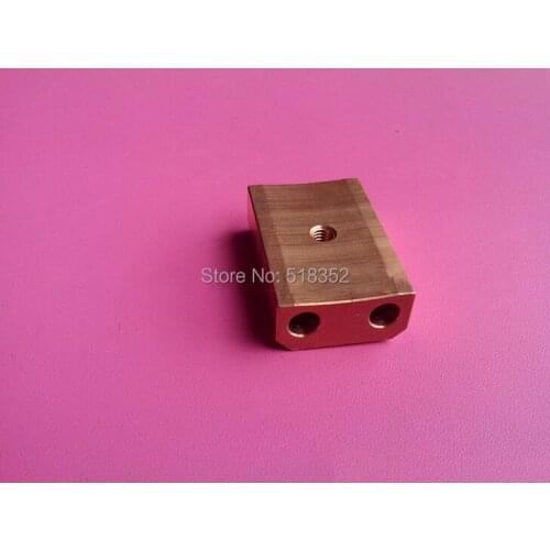 23EX085A404 Makino Upper Machine Head Power Supply Block in Brass, WEDM-LS Wire Cutting Machine Parts