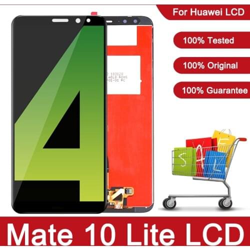 5.9" Amoled Display For Huawei Mate 10 Lite RNE L01 L02 L03 L21 LCD Display Touch Screen For Huawei Nova 2i Replacement Parts