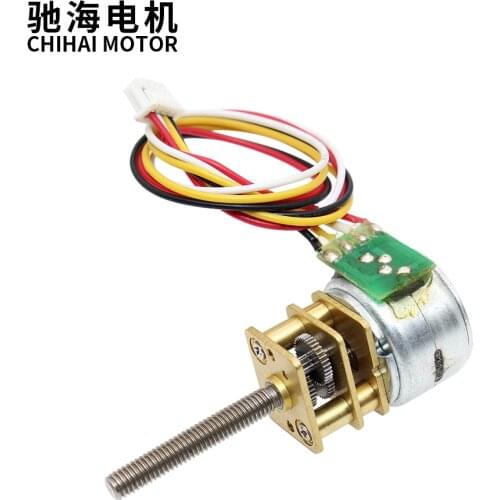 Chihai Motor CHS-GM12-15BY M3 20mm Threaded Shaft 2 Phase 4 Wire Stepper Motor For Robot DIY