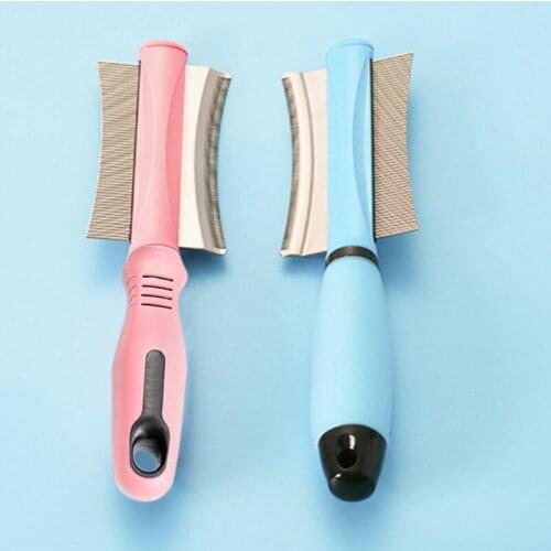 Double Sided Pet Brush For Grooming Massaging Dogs Cats Fur Detangling Pins Coat Smoothing Slicker Bristles