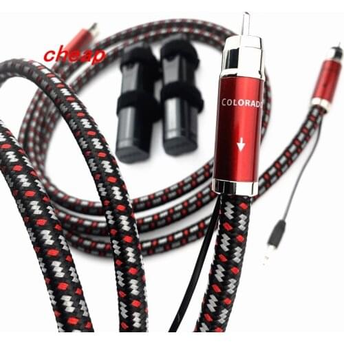 Hi-End COLORADO RCA Interconnect Audio Cables with 72V DBS