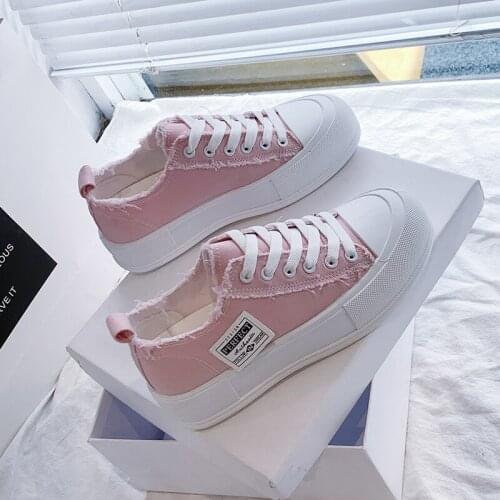 Sneakers Womens Sports Shoes Lolita Platform Vintage Casual Footwear Round Head Tennis canvas shoes Female 2021