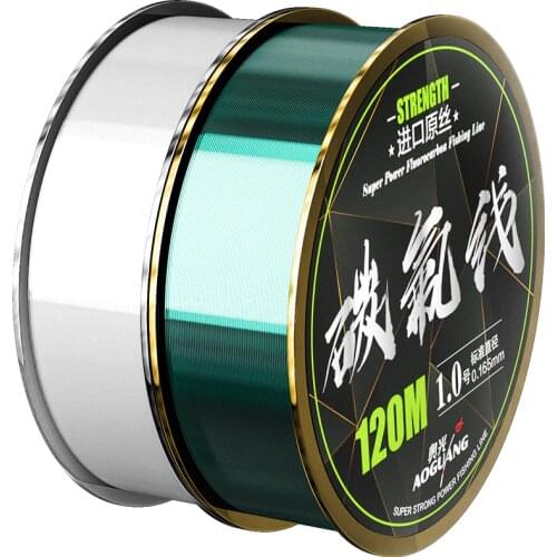 120m Carbon Fiber Leader Line Super Strong Front Wire Line Fluorocarbon Nylon Thread Fly Fishing String Pesca Accesorios Mar