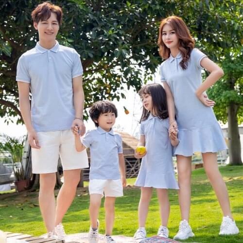Summer Family Matching Outfits Mother And Daughter Dress Father Son Casual T Shirt Shorts Suits Sweatshirt Baby Boy Girl Clothes
