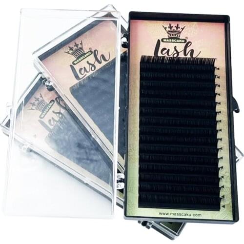 Top sellers eyelash extension tray russian volume eyelash extension matte comfortable premium Individual eyelash extensions