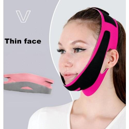Women Slimming Masks Cheek Tightening Cover V Face Line Belt Anti Wrinkle Strap Band Face Beauty Tool Face Slimming Bandage