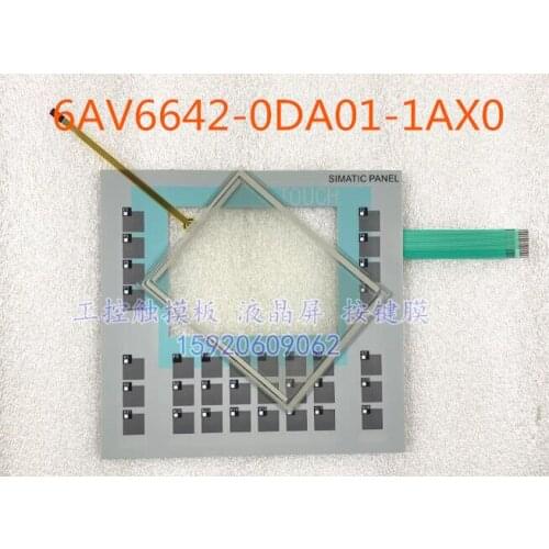For OP177B 6AV6642-0DA01-1AX0 Membrane Keypad+Touch Screen Glass New