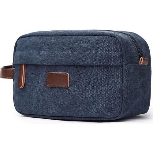 Fashion Storage Cosmetic Bags Travel Canvas Waterproof Portable Toiletry Organizer Bag High Quality Women Men Wash Case Handbag