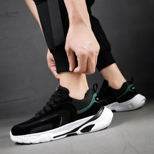 2019 Autumn Vintage Sneakers Men Breathable Mesh Casual Shoes Men Comfortable Fashion Tenis Masculino Adulto Sneakers TH-42