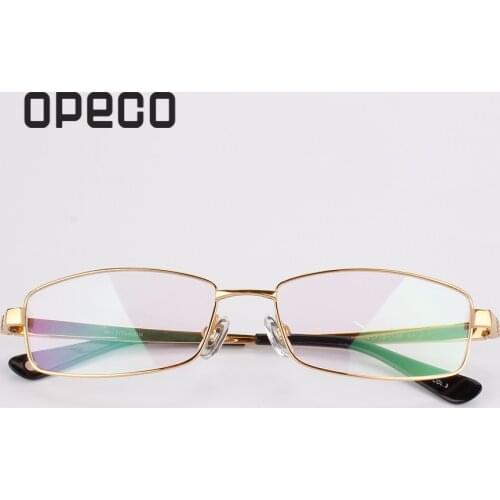 Opeco mens optical glasses high quality pure titanium eyeglasses prescription eyewear Rxable spectacles frames #8835