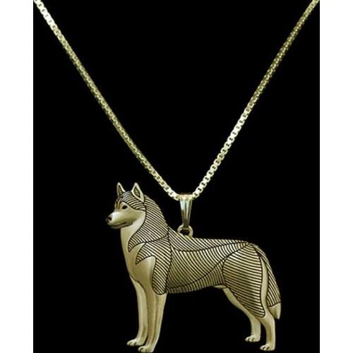 Siberian Husky legend pendant choker Necklace for women Dog charm Jewelry Pet Lovers Gift