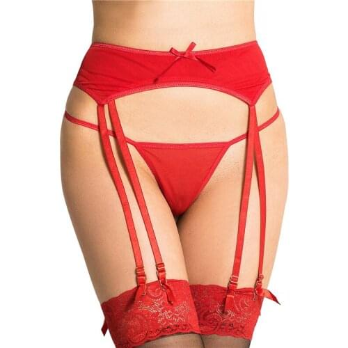 Plus Size Garter Belt Ladies Underwear Three Color Solid Garters Stockings Woman Hot Sale Garter Belts For Women PS5104