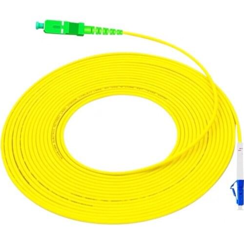 SC/APC - LC/UPC 10PCS/bag Simplex singlemode fiber optic patch cord 2.0mm or 3.0mm SC APC LC UPC