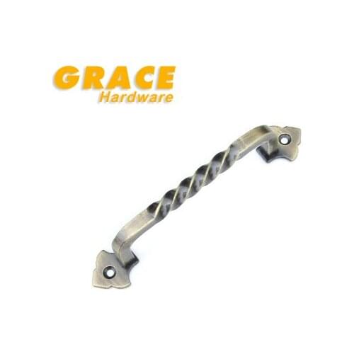 Rural Wardrobe Home Decor Modern European Style Cabinet Door Handle Draw Handle Drawer Handles(C.C.:128mm,L:154mm)