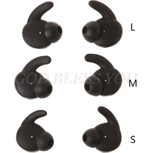 3Pairs S/M/L Silicone Earbuds Tips Ear Hook Earphone Case In Ear Soft Silicone Cover for Huawei Sport Bluetooth Headset AM61