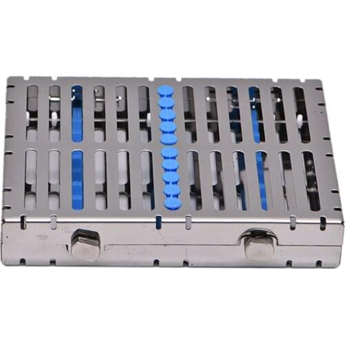 Dental Sterilization Rack Surgical Autoclavable Sterilization Box Dental Cassette File Burs Disinfection Tray Dentist Tools