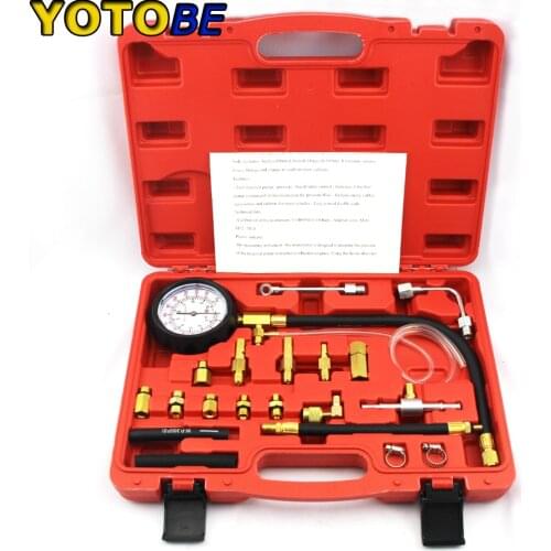TU-114 Professional Fuel System Testing Gauge Fuel Pressure Tester Set