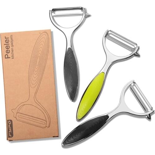 Fypo Vegetable Peeler Kitchen Fruit Peeler Kitchen Gadget,Stainless Steel Rotary Peeler Kitchen Accessories