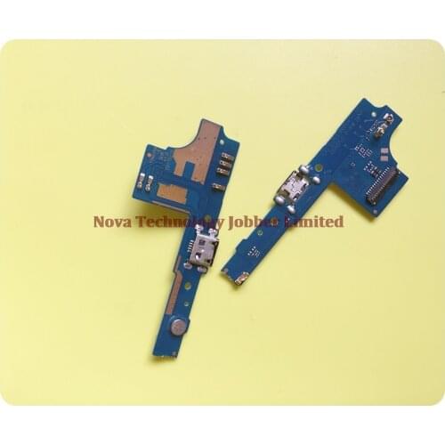 Wyieno For BQ-5504 Strike Selfie Max Charger Port Board USB Charging Connector Flex Cable Microphone Mic Plug Parts + Tracking