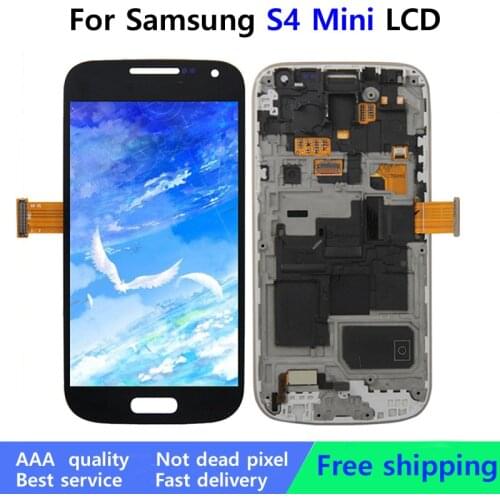 For Samsung Galaxy S4 S4 Mini i9190 i9195 LCD Display + Touch Screen Assembly+Frame+Tools