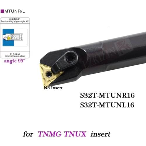 1PC S32T MTUNR16 MTUNL16 CNC Lathe Cutting Tools 32mm MTUNR Bar Internal Turning Tool Holder for TNMG TNUX Carbide Inserts