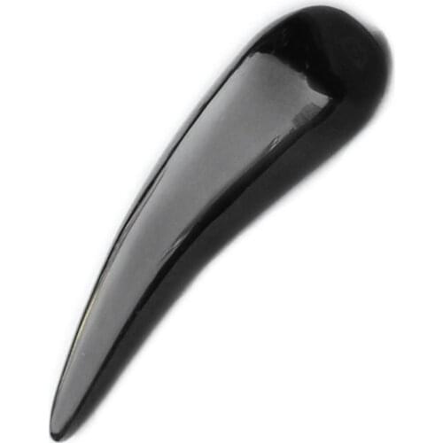 10-11cm Natural Black Buffalo Horn Massage Stick Chinese Medicine Acupuncture Sticks L005