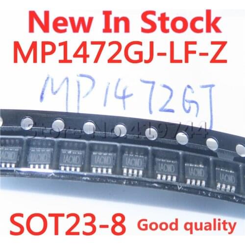 10PCS/LOT Quality 100% MP1472GJ-LF-Z MP1472GJ MP1472 SOT23-8 Buck regulator chip In Stock New Original