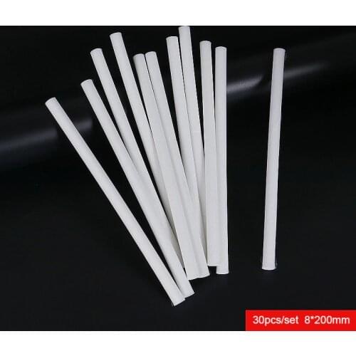 30PCS 8*200mm Air Humidifier Cotton Swab Ultrasonic Humidifiers Filter Sticks Aroma Essential Oil Diffuser Replace Accessories