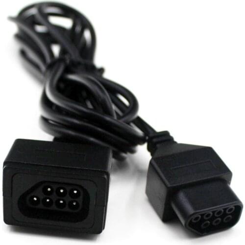 5 pcs 7 Pin for NES Controller Extension Lead Cable for NES Joypad 8 bit System Cord