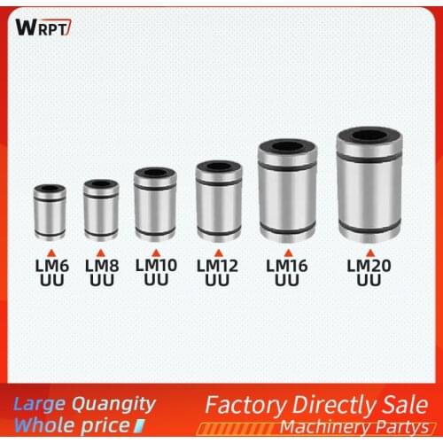 3D printer accessories precision automation linear motion bearing 1/2/4PCS LM6UU---LME80UU a variety of models for your choice