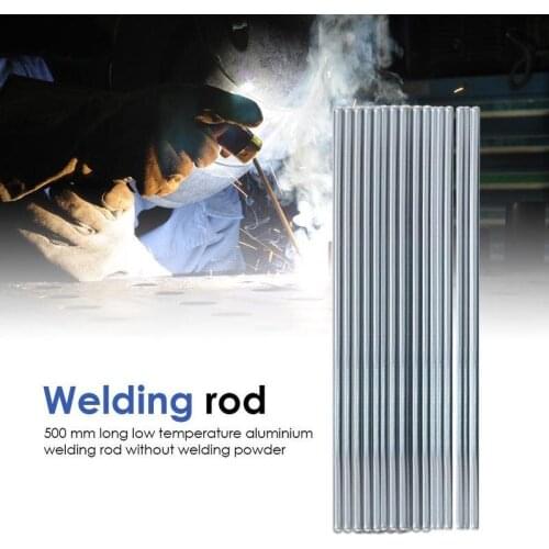 5-50pcs Aluminum Welding Rods Low Temperature Easy Melt Weld Bars Cored Wire 1.6mm 2mm Rod Solder for Industrial Soldering Tool