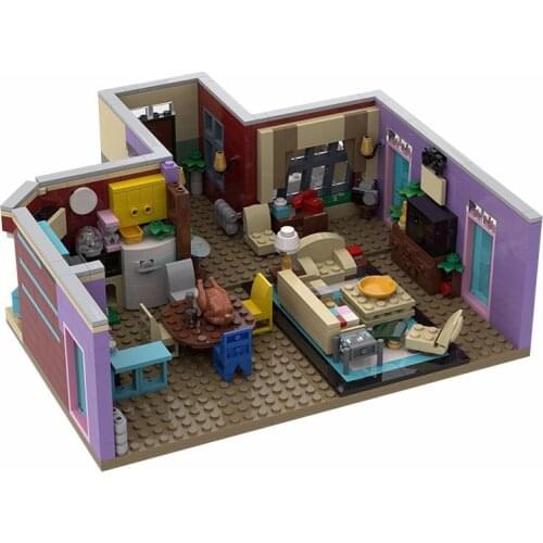 Buildmoc -29532 For Friends The Television Series - Monicas Apartme Building Blocks Childrens Toy Gift