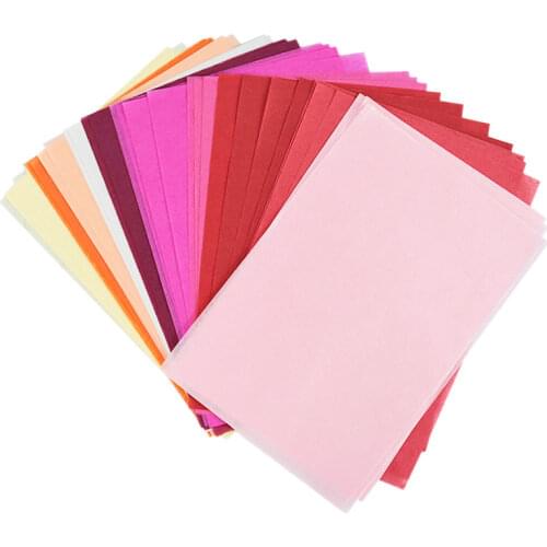 66/100pcs 14*21cm A5 Tissue Paper Fruit Flower Gift Packaging Bookmark Handmade Papers Copying Drawing Sheet DIY Scrapbook Craft
