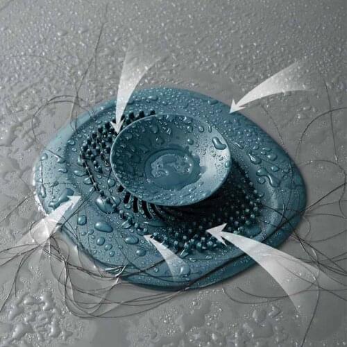 Press Type Floor Drain Deodorant Cover Pool Filter Hair Plug Toilet Deodorant Pipe Sealing Plug Bathroom Accessories Hair Filter