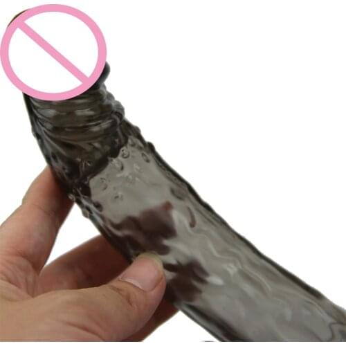 Reusable dildo cover soft dick ring black male realistic penis extension sleeves extend cock couples sex toys for man Lover game