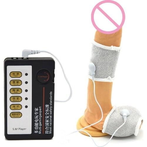 Men Electric Shock Penis Cock Rings Weave Scrotum Testis Cage Penis Stimulator Delay Ring Dildo Cock Ring Adult Sex Toys for Man